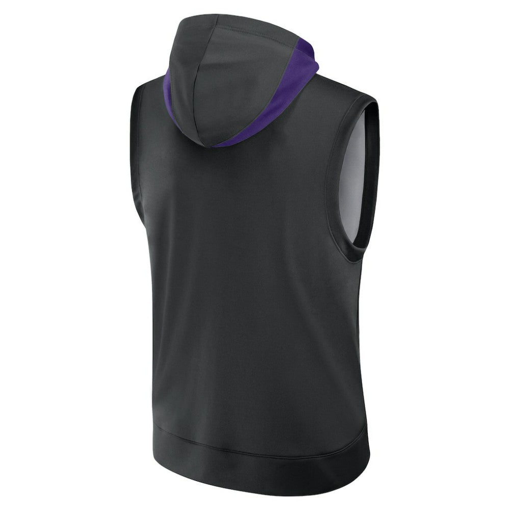 Tampa Bay Rays Nike Authentic Collection Dri-FIT Sleeveless Hoodie - Black - Nike Sale