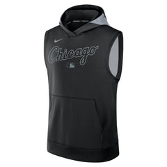Chicago White Sox Nike Authentic Collection Dri-FIT Sleeveless Hoodie - Black - Nike Online