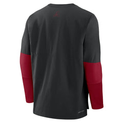 Arizona Diamondbacks Nike Authentic Collection Player Dri-FIT Lightweight Pullover  - Black/Red - Nike Online