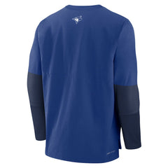 Toronto Blue Jays Nike Authentic Collection Player Dri-FIT Lightweight Pullover  - Royal/Navy - Nike Lifestyle