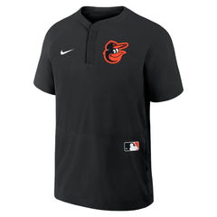 Baltimore Orioles Nike Authentic Collection Raglan Short Sleeve Windshirt - Black - Nike Sale