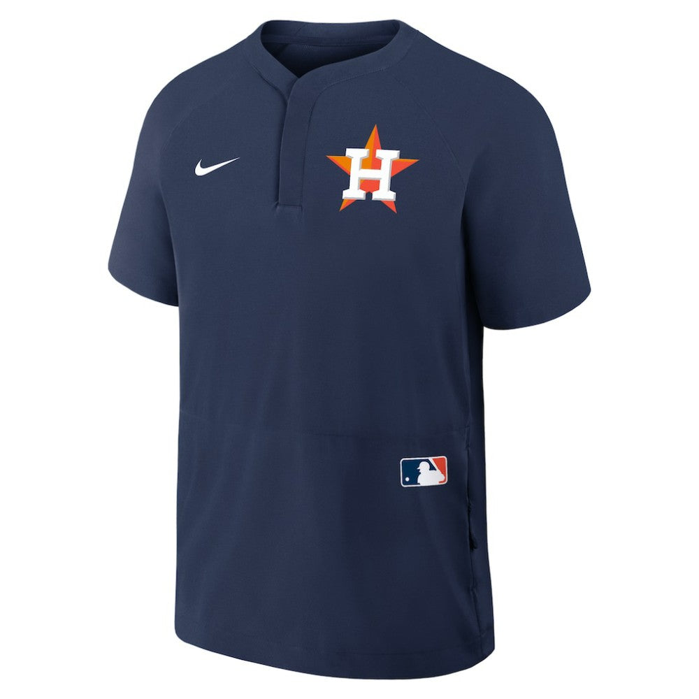 Houston Astros Nike Authentic Collection Raglan Short Sleeve Windshirt - Navy - Nike Discount