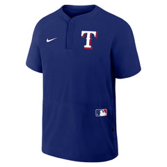 Texas Rangers Nike Authentic Collection Raglan Short Sleeve Windshirt - Royal - Nike Online
