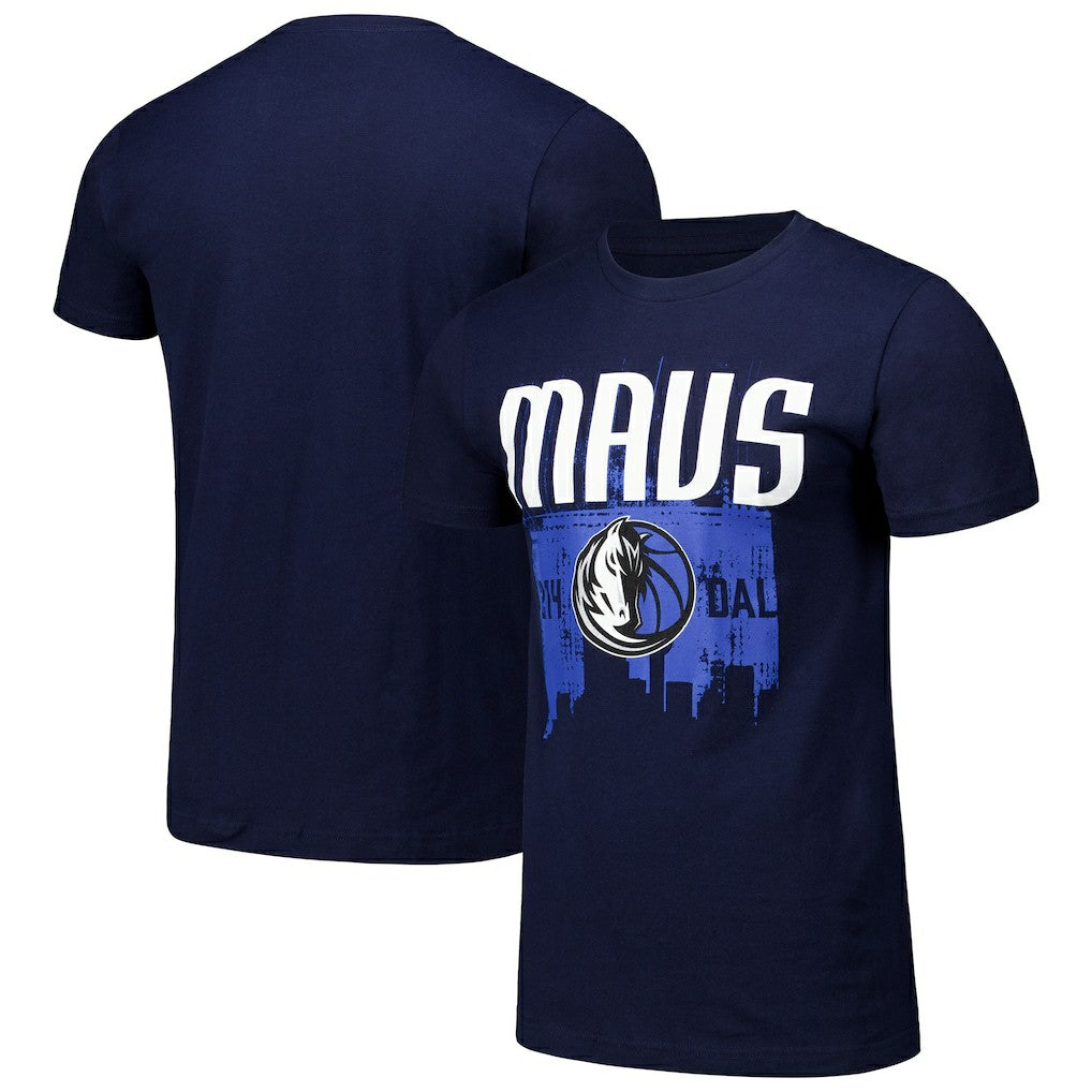 Dallas Mavericks Stadium Essentials Unisex Breakdown T-Shirt Navy