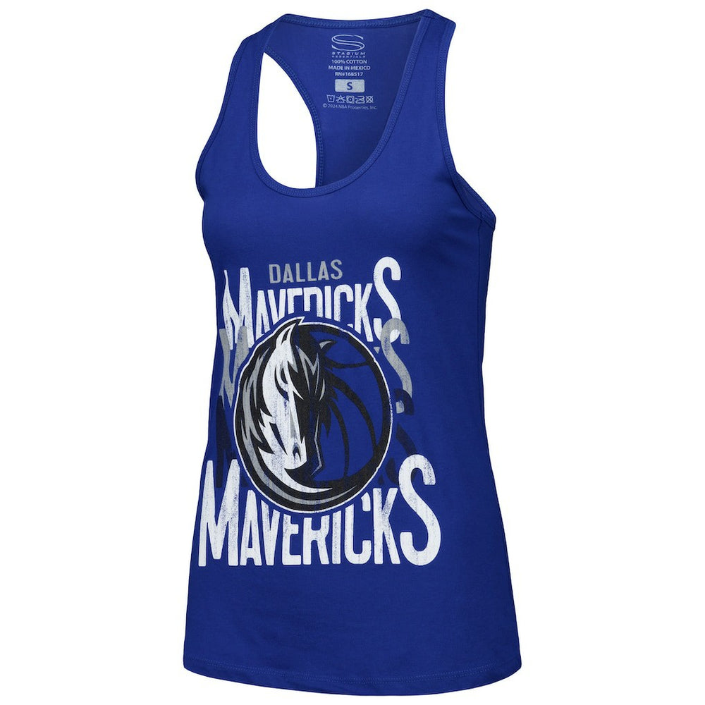Dallas Mavericks Stadium Essentials Women's Dedication Tank Top Blue