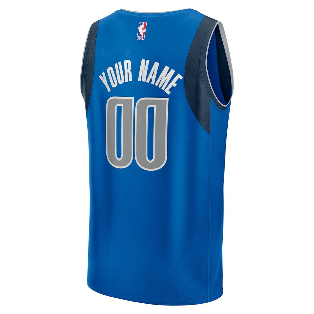 Dallas Mavericks Fast Break Custom Jersey for sale Icon Editi- Blue | Fanatics for sale