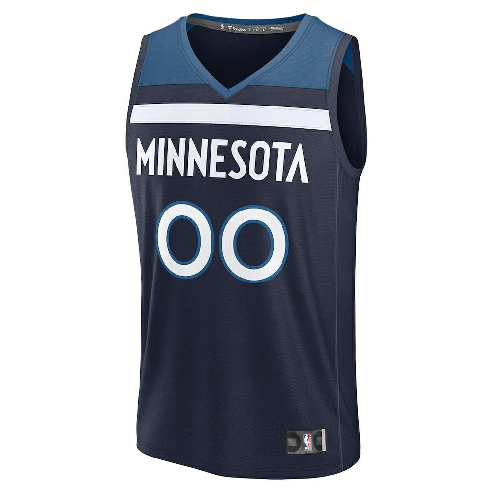 Minnesota Timberwolves Fastbreak Custom Jersey Icon Edition Navy | Fanatics US