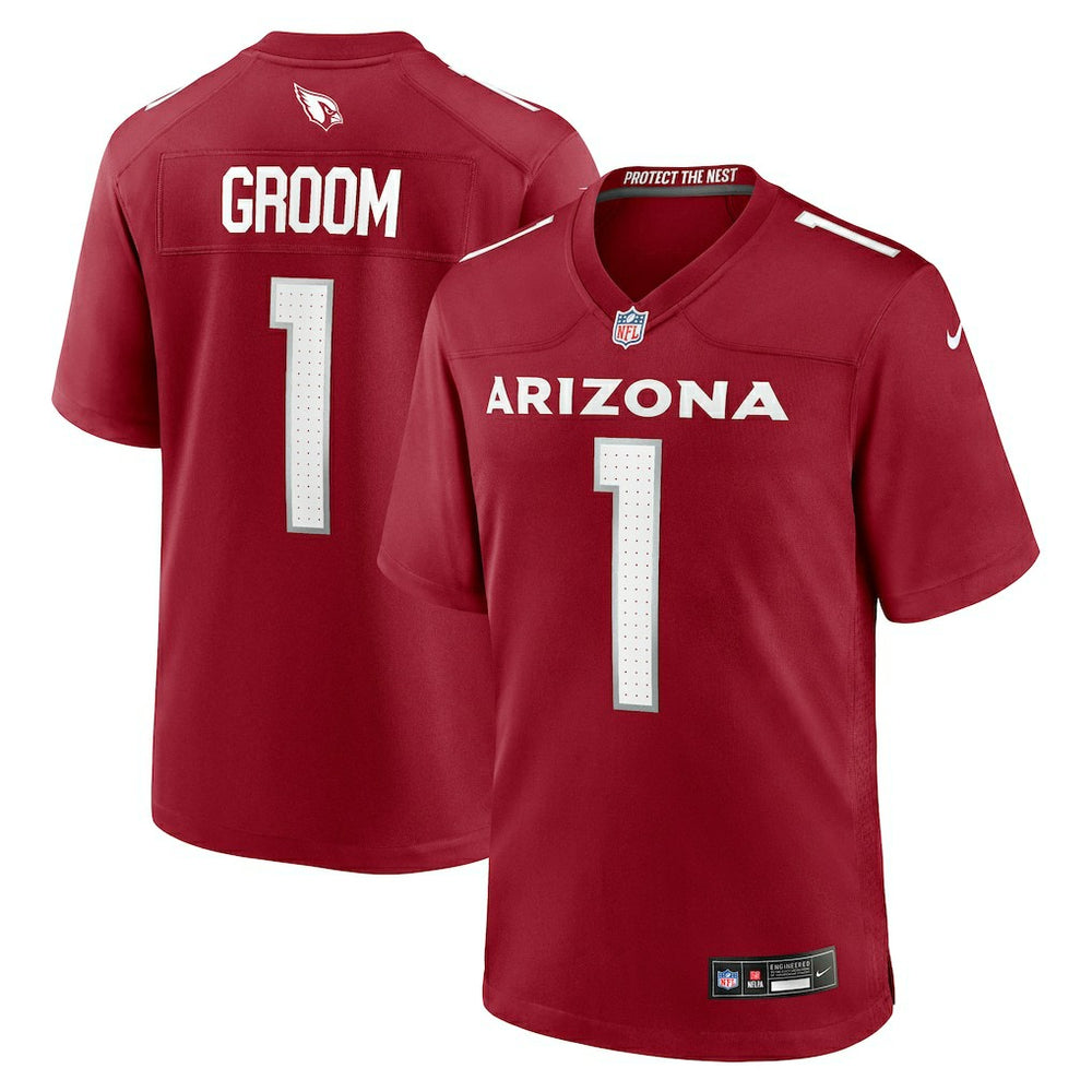 Nike Number 1 Groom Arizona Cardinals Game Jersey Cardinal