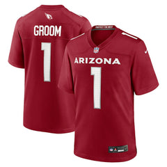 Nike Number 1 Groom Arizona Cardinals Game Jersey Cardinal
