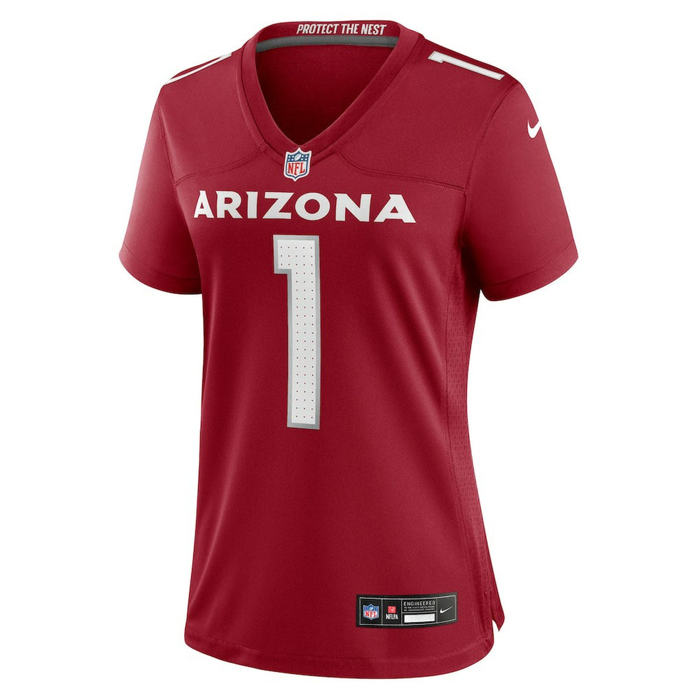 Nike Number 1 Bride Arizona Cardinals Women's Game Jersey Cardinal