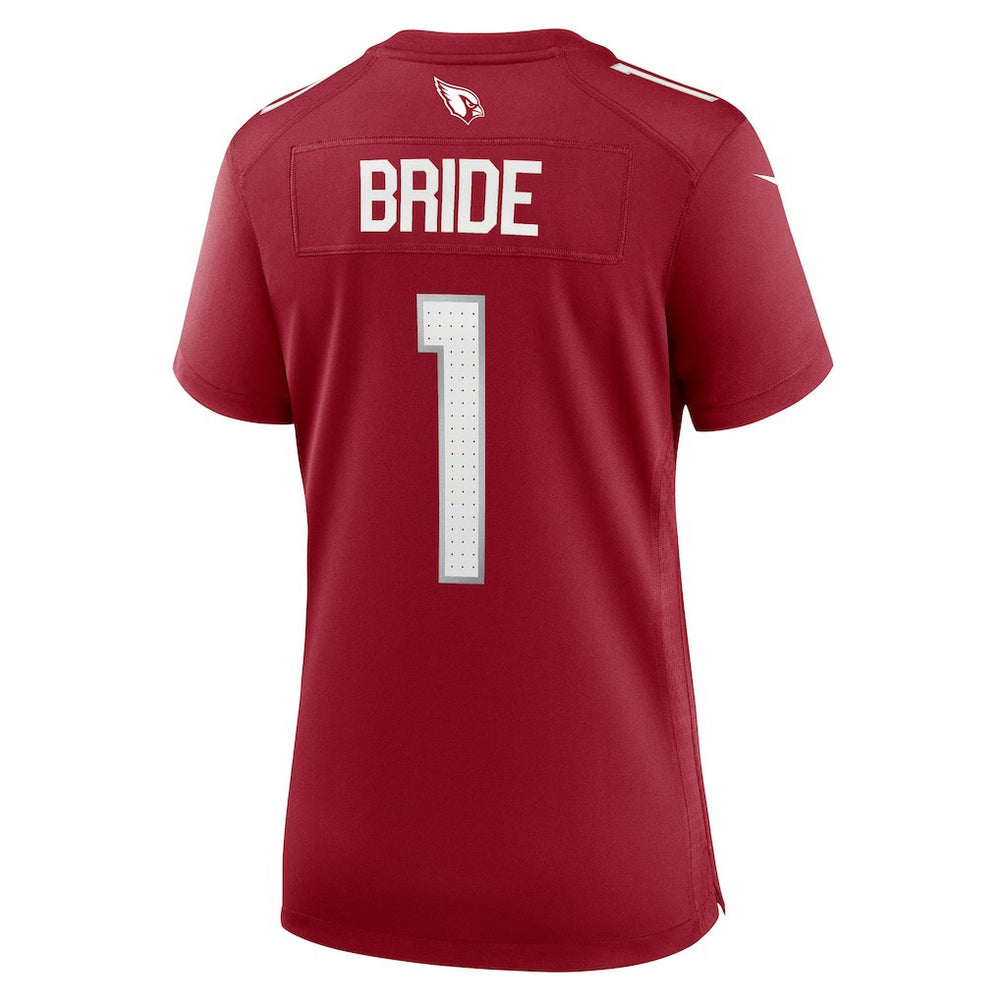 Nike Number 1 Bride Arizona Cardinals Women's Game Jersey Cardinal