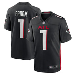 Nike Number 1 Groom Atlanta Falcons Game Jersey Black