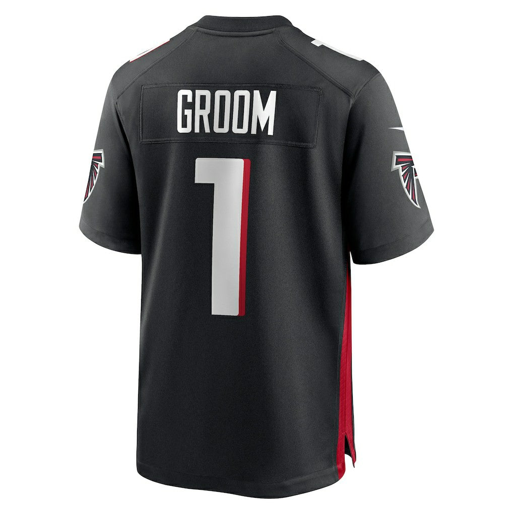 Nike Number 1 Groom Atlanta Falcons Game Jersey Black