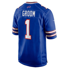 Nike Number 1 Groom Buffalo Bills Game Jersey Royal