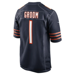 Nike Number 1 Groom Chicago Bears Game Jersey Navy