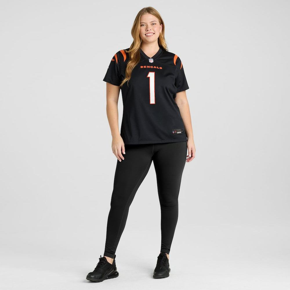 Nike Number 1 Bride Cincinnati Bengals Women's Game Jersey Black