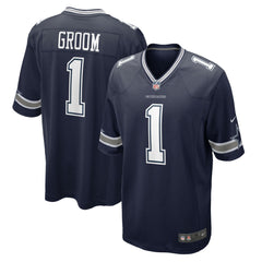 Nike Number 1 Groom Dallas Cowboys Game Jersey Navy