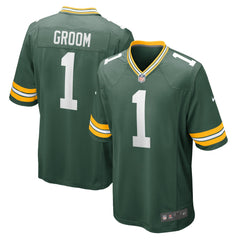 Nike Number 1 Groom Green Bay Packers Game Jersey Green