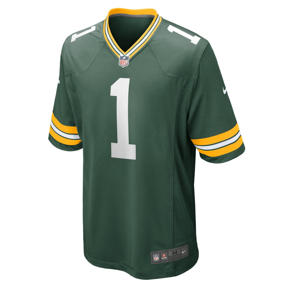 Nike Number 1 Groom Green Bay Packers Game Jersey Green