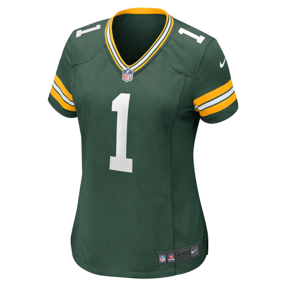 Nike Number 1 Bride Green Bay Packers Women's Game Jersey Green