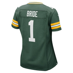 Nike Number 1 Bride Green Bay Packers Women's Game Jersey Green
