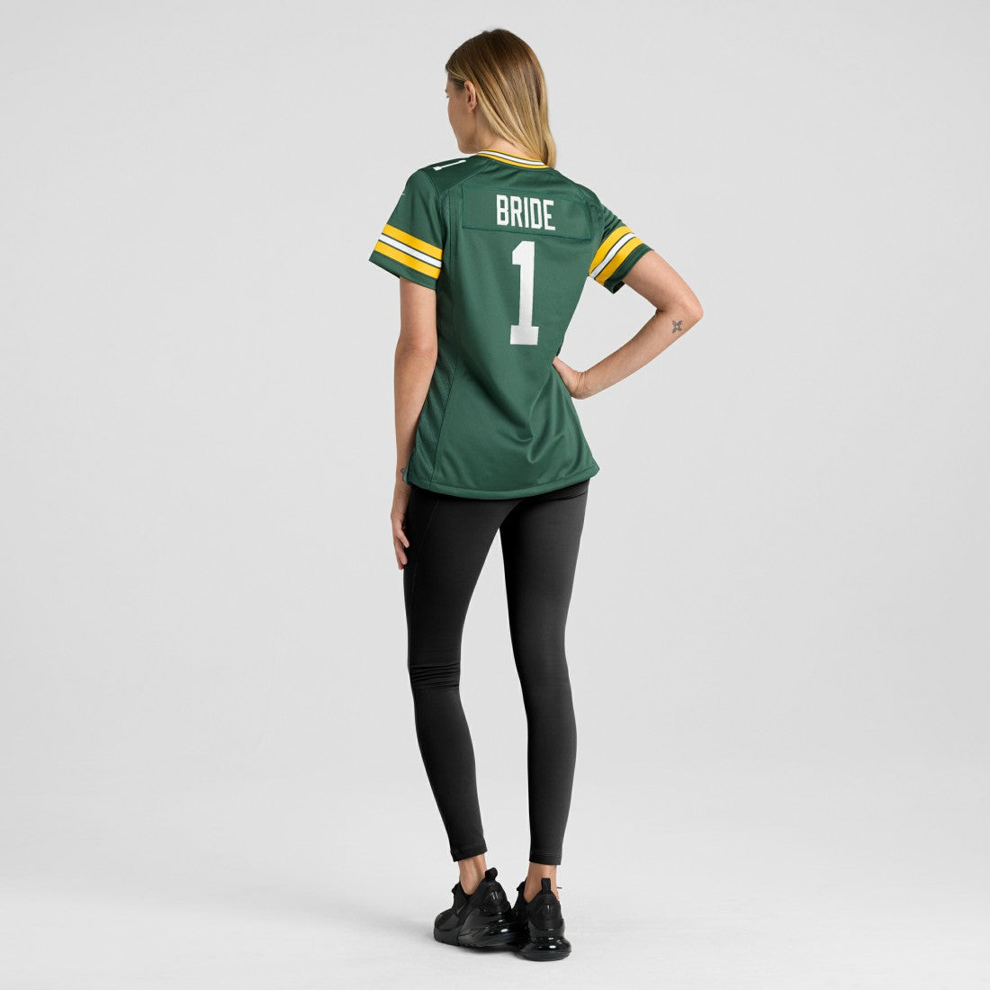 Nike Number 1 Bride Green Bay Packers Women's Game Jersey Green