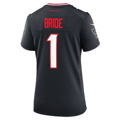 Nike Number 1 Bride Houston Texans Women's Game Jersey Navy