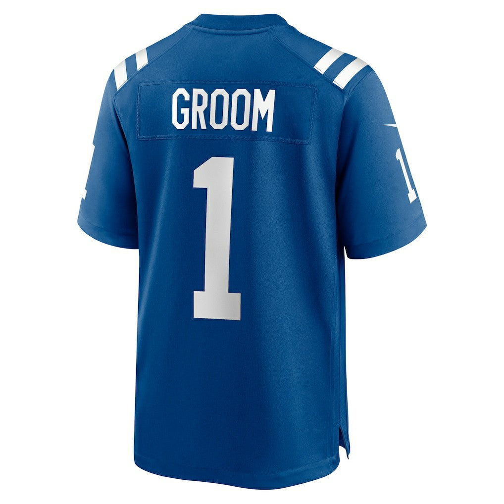 Nike Number 1 Groom Indianapolis Colts Game Jersey Royal