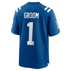 Nike Number 1 Groom Indianapolis Colts Game Jersey Royal