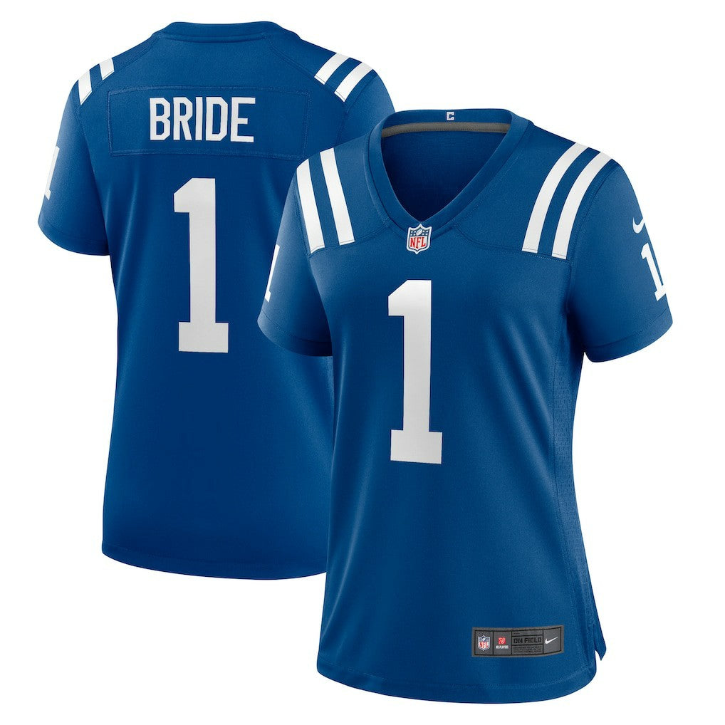 Nike Number 1 Bride Indianapolis Colts Women's Game Jersey Royal