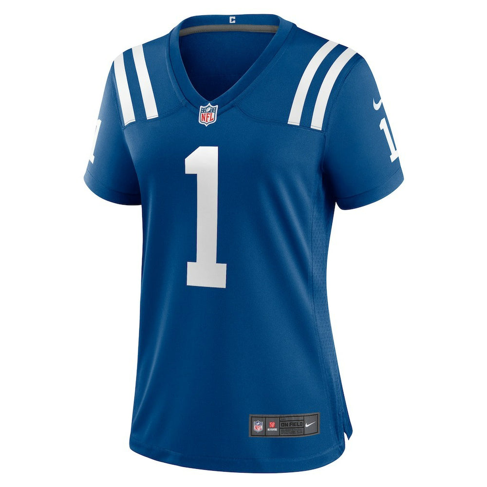 Nike Number 1 Bride Indianapolis Colts Women's Game Jersey Royal