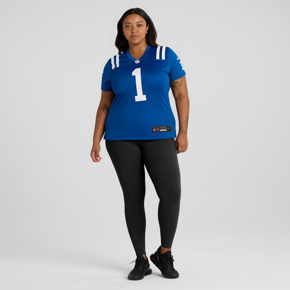 Nike Number 1 Bride Indianapolis Colts Women's Game Jersey Royal