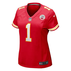 Nike Number 1 Bride Kansas City Chiefs Women's Game Jersey Red