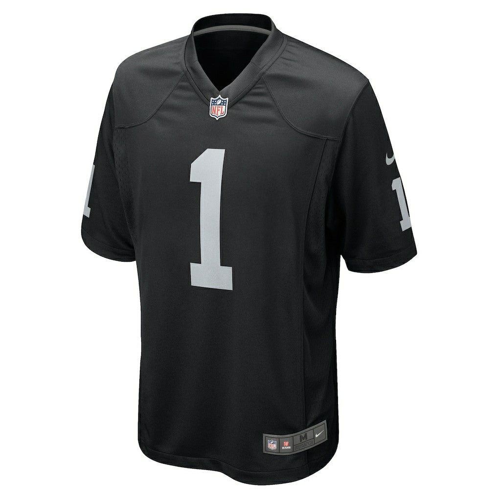 Nike Number 1 Groom Las Vegas Raiders Game Jersey Black