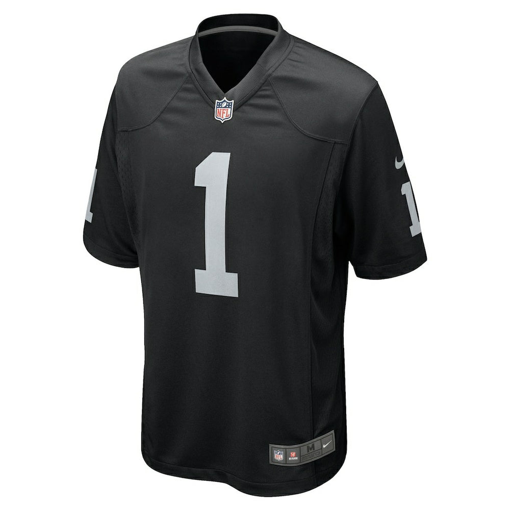 Nike Number 1 Groom Las Vegas Raiders Game Jersey Black