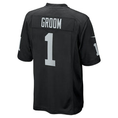 Nike Number 1 Groom Las Vegas Raiders Game Jersey Black