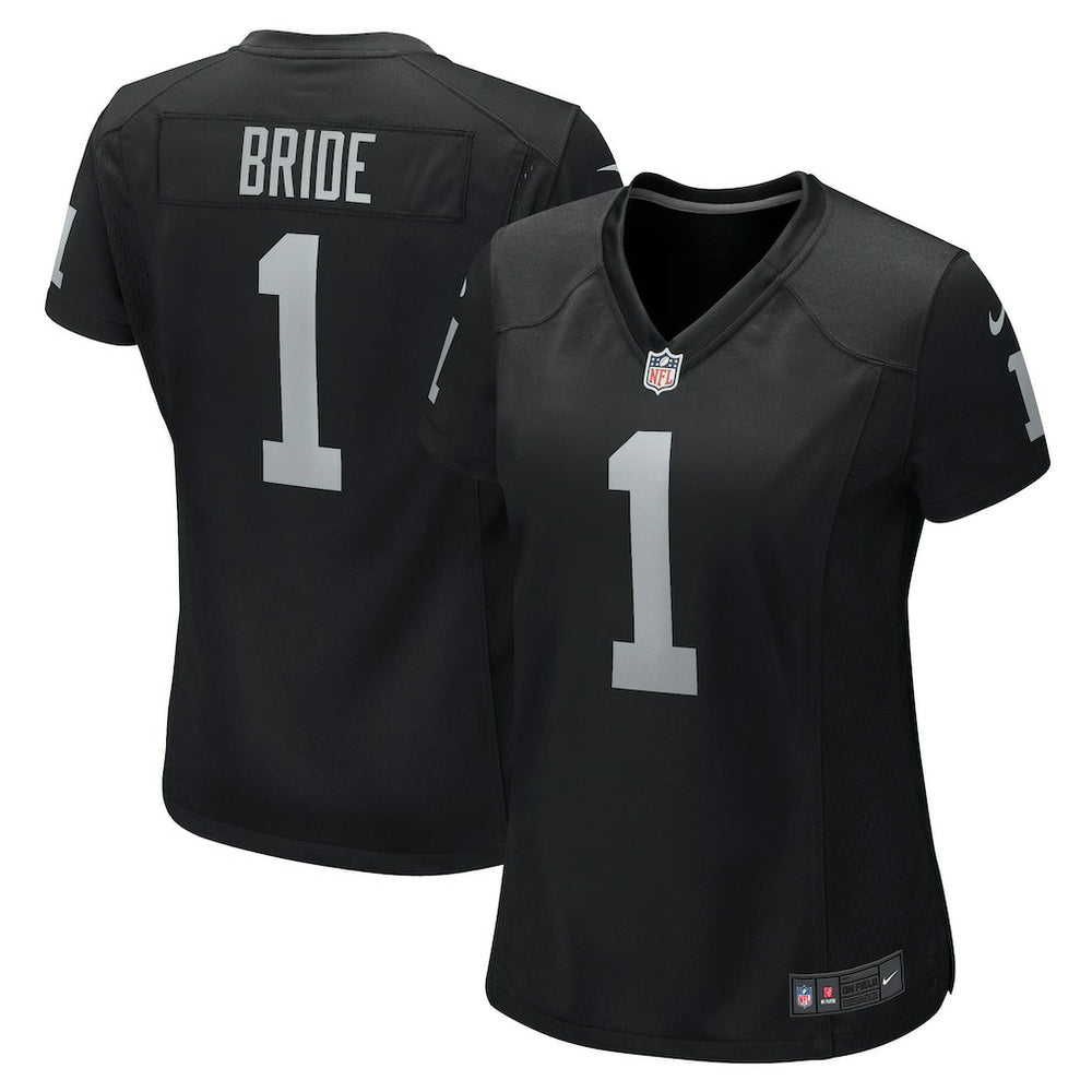 Nike Number 1 Bride Las Vegas Raiders Women's Game Jersey Black