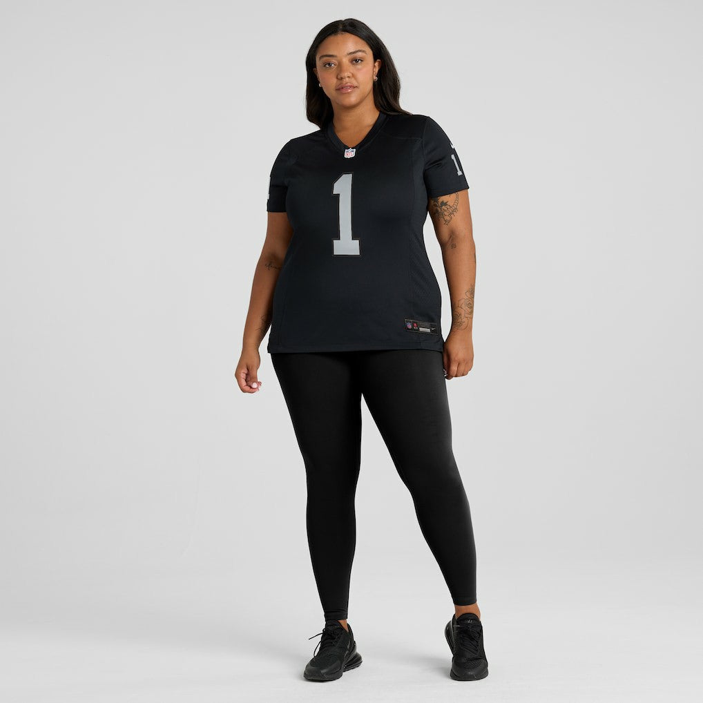 Nike Number 1 Bride Las Vegas Raiders Women's Game Jersey Black