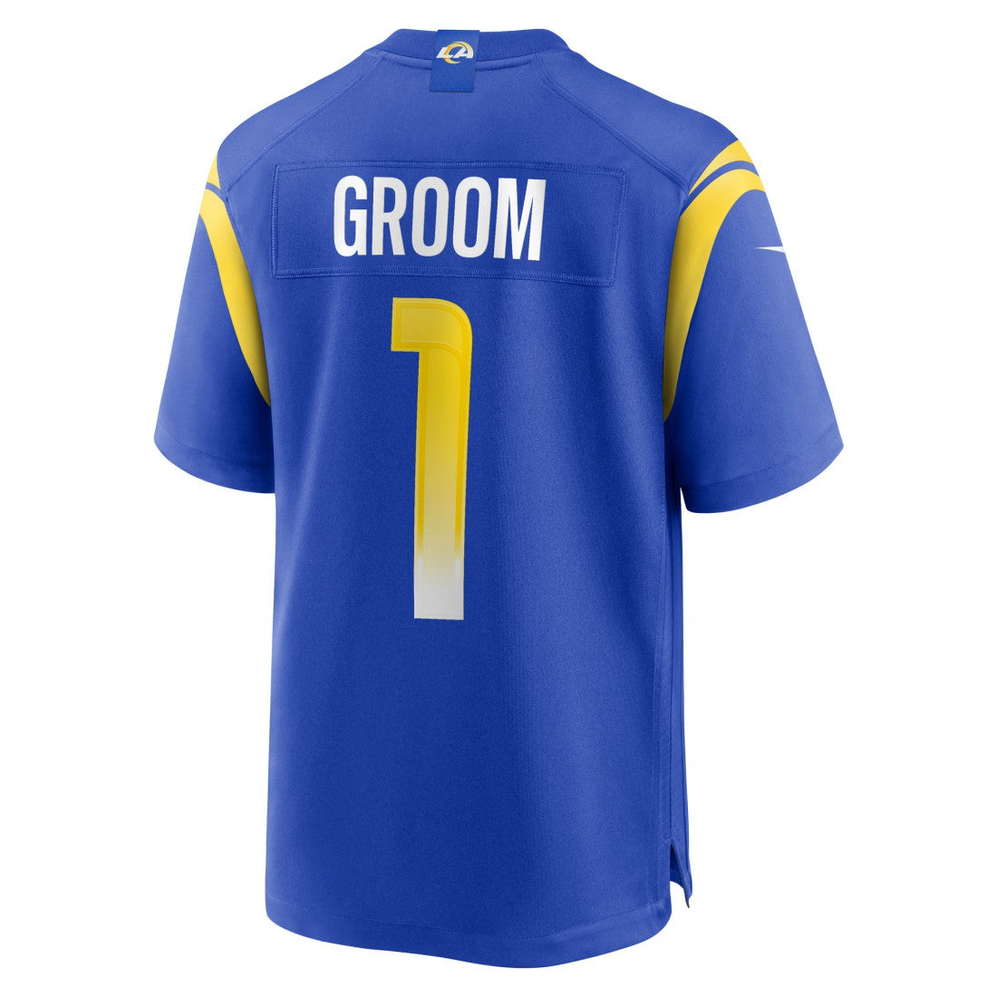 Nike Number 1 Groom Los Angeles Rams Game Jersey Royal