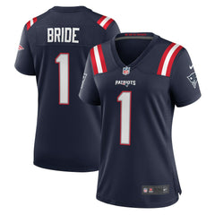Nike Number 1 Bride New England Patriots Women's Game Jersey Navy