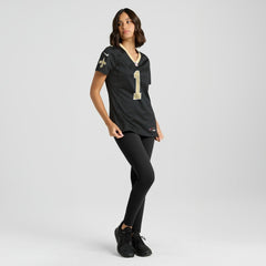 Nike Number 1 Bride New Orleans Saints Women's Game Jersey Black