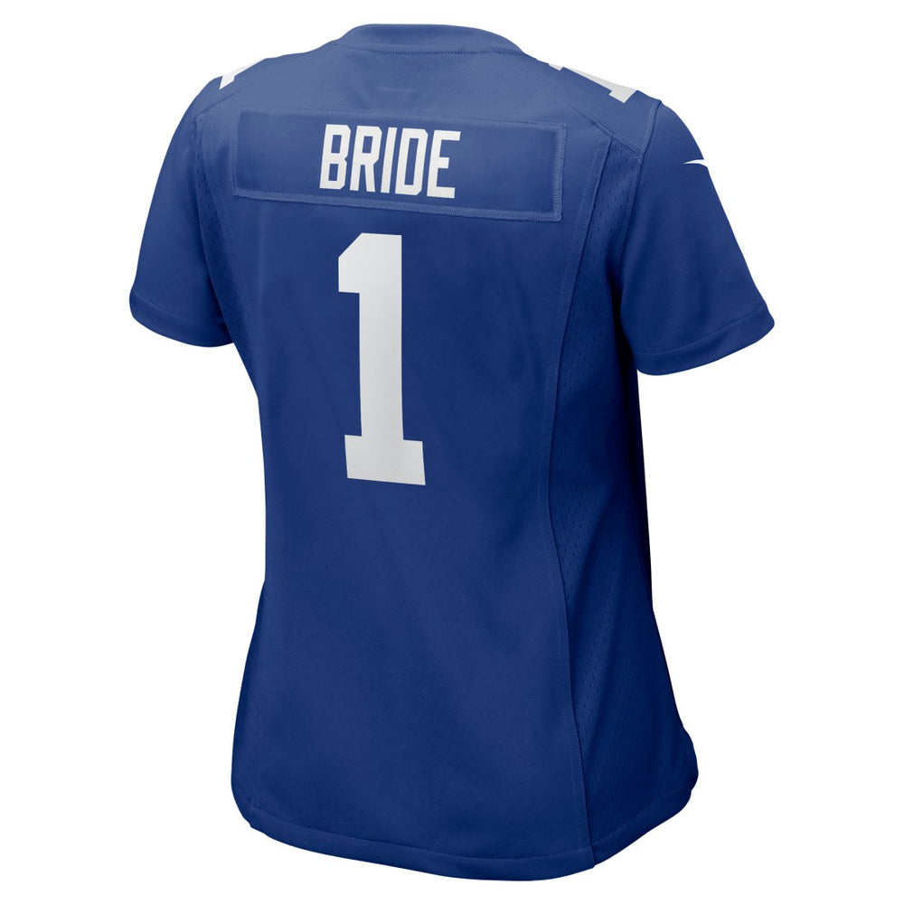 Nike Number 1 Bride New York Giants Women's Game Jersey Royal