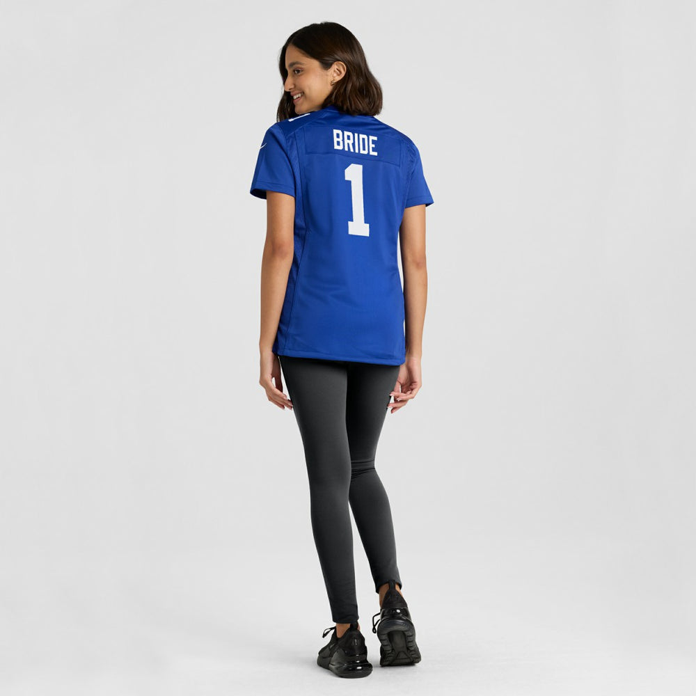 Nike Number 1 Bride New York Giants Women's Game Jersey Royal
