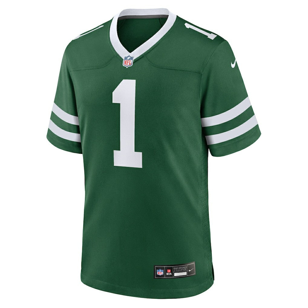 Nike Number 1 Groom New York Jets Game Jersey Legacy Green
