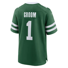 Nike Number 1 Groom New York Jets Game Jersey Legacy Green