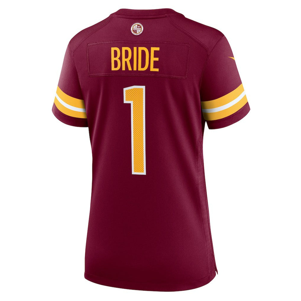 Nike Number 1 Bride Washington Commanders Women's Game Jersey Burgundy