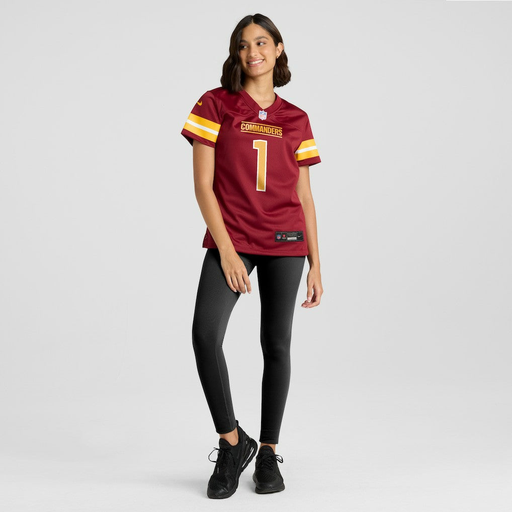 Nike Number 1 Bride Washington Commanders Women's Game Jersey Burgundy