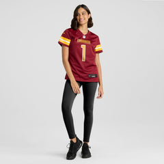 Nike Number 1 Bride Washington Commanders Women's Game Jersey Burgundy