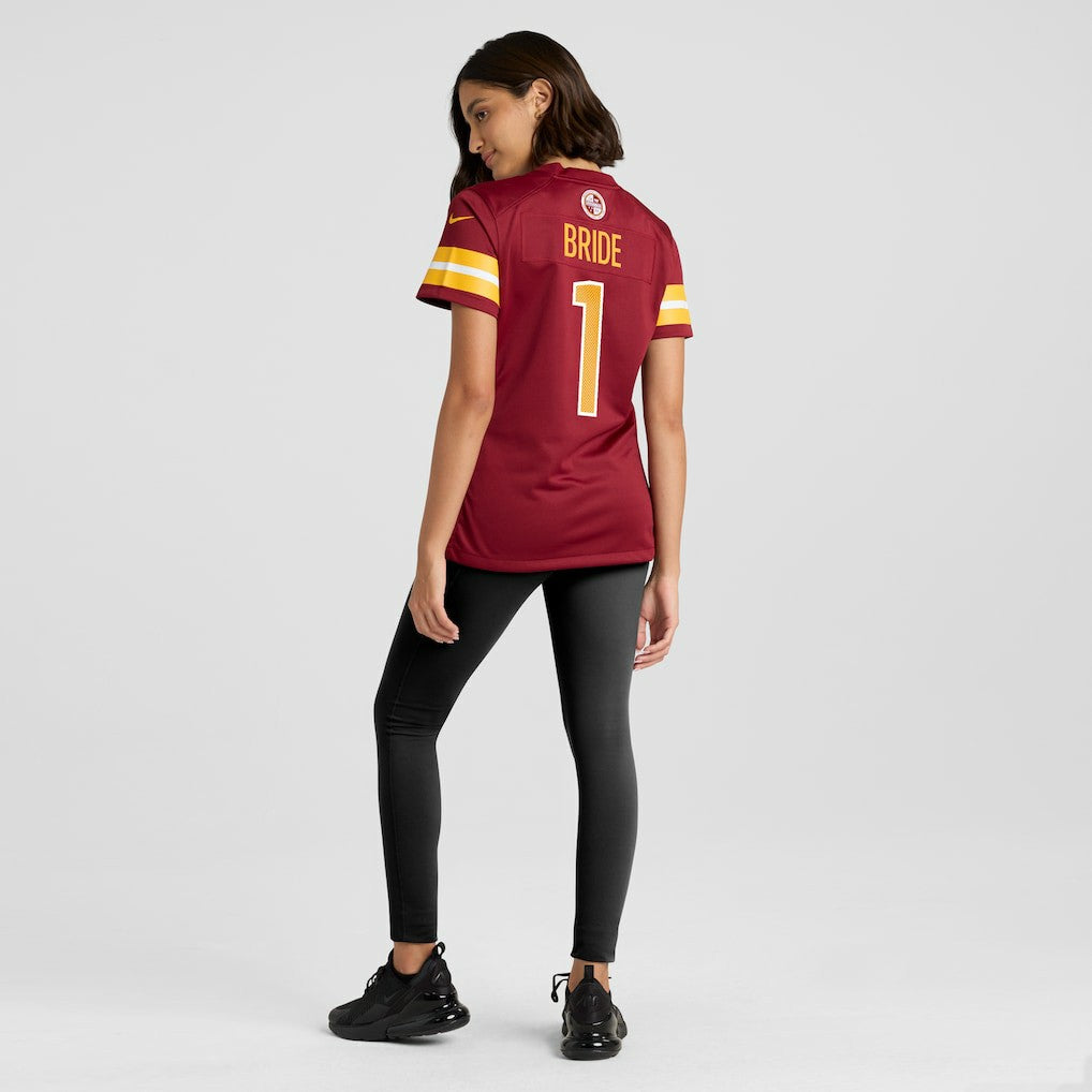 Nike Number 1 Bride Washington Commanders Women's Game Jersey Burgundy