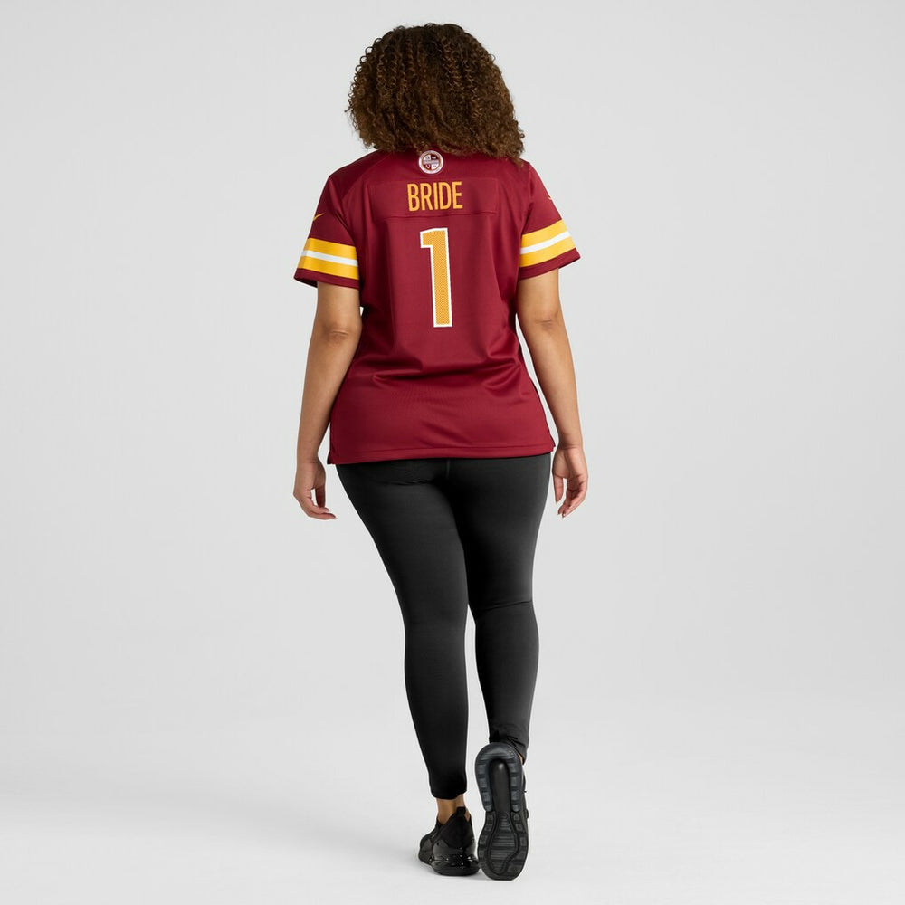 Nike Number 1 Bride Washington Commanders Women's Game Jersey Burgundy